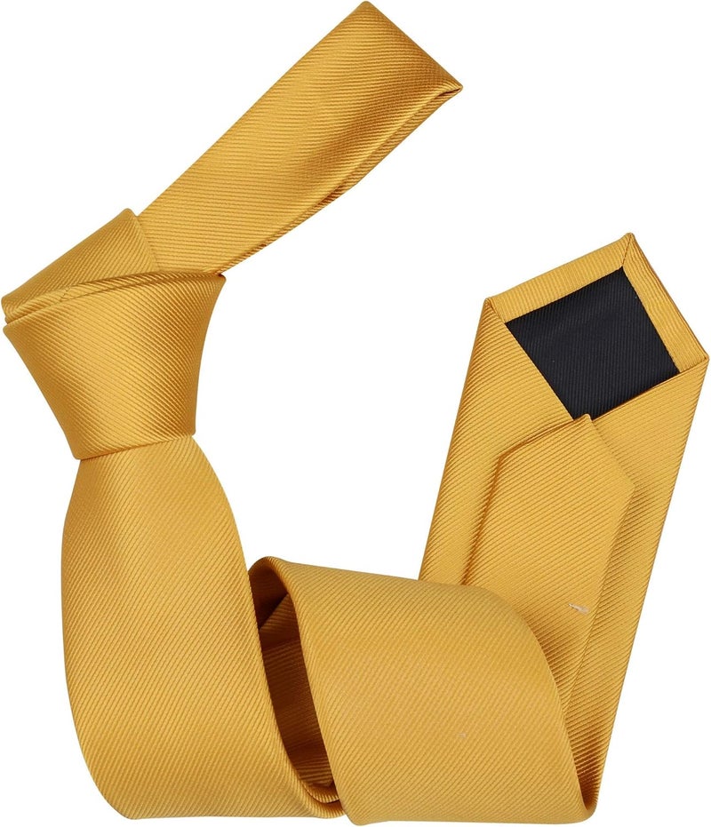 GUSLESON 2.4" (6cm) Solid Color Slim Tie Skinny Necktie for Men - Image 4